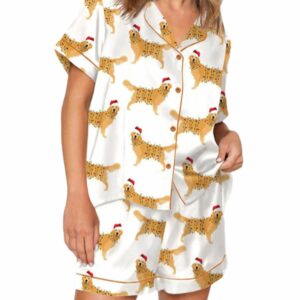 Christmas Golden Retriever Pajama Set 2