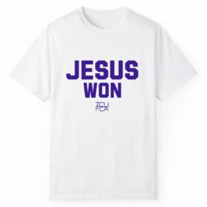 Josh Hoove Wearing Jesus Won Tcu Fca Shirt 1 2