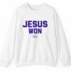 Josh Hoove Wearing Jesus Won Tcu Fca Shirt 2 5