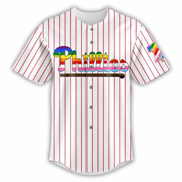 Phillies Pride Night Baseball Jersey 1