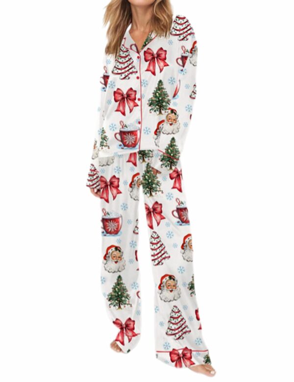 Retro Coquette Christmas Pajama Set 2