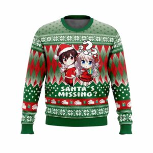 Santa's Missing Charlotte Ugly Christmas Sweater 1