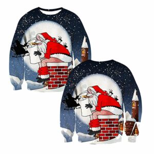 Santa Claus Graphic Ugly Christmas Sweater