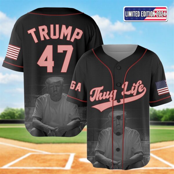 Trump Thug Lift Baseball Jersey