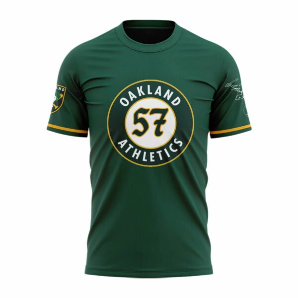 Athletics 57th Anniversary Dakland Coliseum 1968 2024 Shirt 1