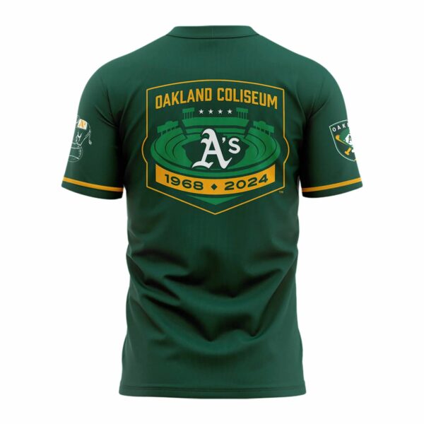 Athletics 57th Anniversary Dakland Coliseum 1968 2024 Shirt 2