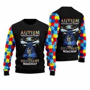 Autism Ugly Christmas Sweater 1 1