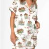 Christmas Joyland Satin Pajama Set For Women 1