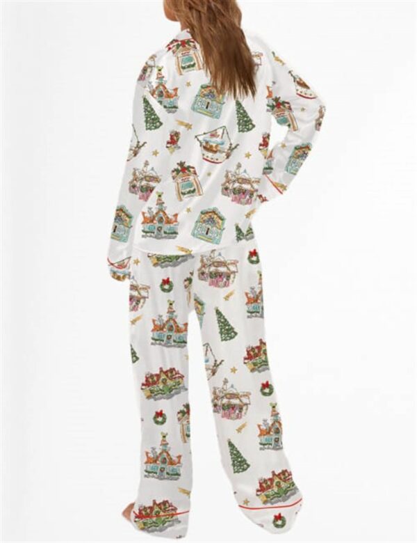 Christmas Joyland Satin Pajama Set For Women 4