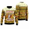 Christmas Most Wonderful Time For Beer Ugly Christmas Sweater 1 2