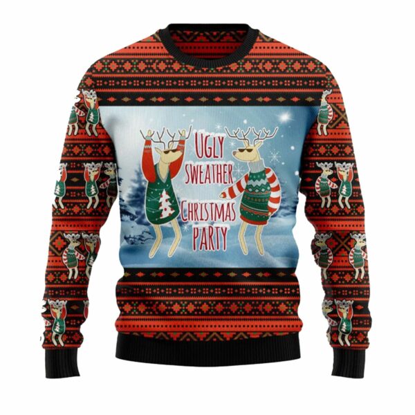 Christmas Party Ugly Christmas Sweater 1 1