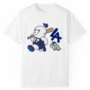 Chunky LA Dodgers Baby 10oz Fleece Shirt 1 2