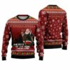 Deer Hunter And Santa Slaus The Rest Of The Year I Wear Camo Ugly Christmas Sweater 1 1