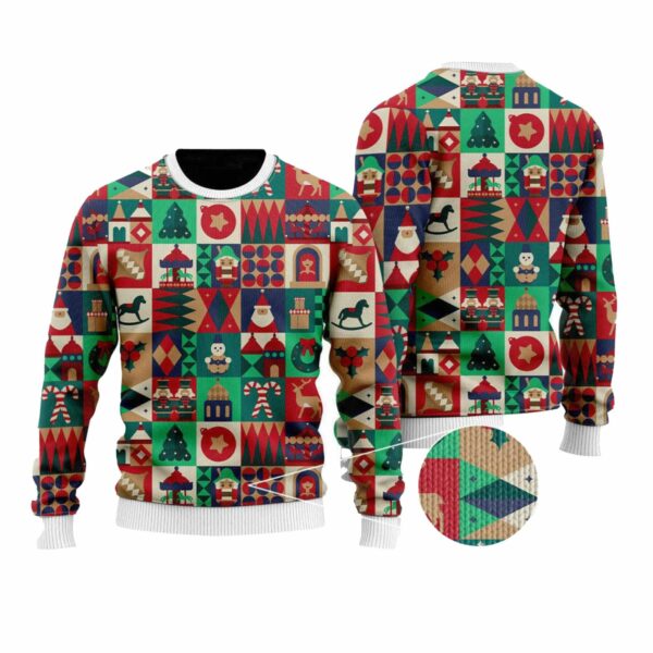 Fancy Xmas Ugly Christmas Sweater 1 2