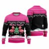 Flocking Around Flamingo Funny Ugly Christmas Sweater 4 6