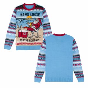 Hang Loose For The Holidays Santa Ugly Christmas Sweater 4 6