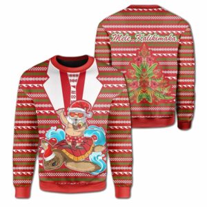 Hawaii Mele Kalikimaka Ugly Christmas Sweater 1 1