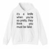 Its A Knife When Youre So Pretty They Think You Must Be Fake Shirt 3 4