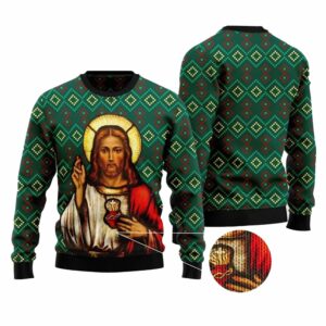 Jesus Ugly Christmas Sweater 4 6