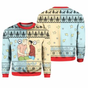 LGBTQ Heartstopper Nick And Charlie Ugly Christmas Sweater 1 1