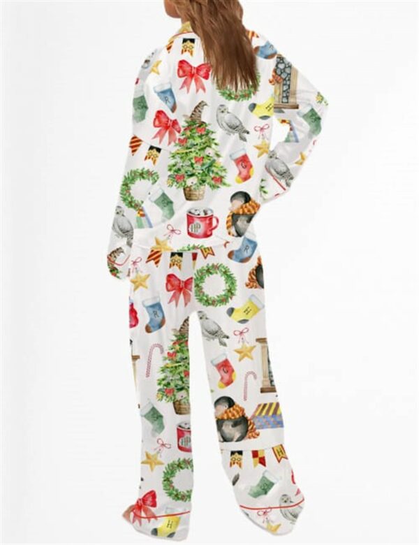 Magical Christmas Satin Pajama Set For Women 2