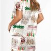 New York Christmas Spectacular Satin Pajama Set For Women 2