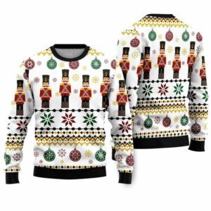 Nutcracker Group Ugly Christmas Sweater 4 6