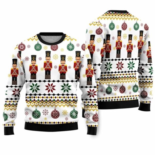 Nutcracker Group Ugly Christmas Sweater 4 6