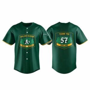 Oakland Coliseum 1868 2024 Thank You Oakland Jersey