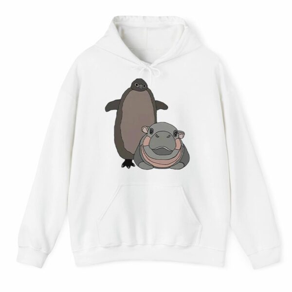 Pesto The Penguin And Moo Deng The Baby Hippo Shirt 0 3 4