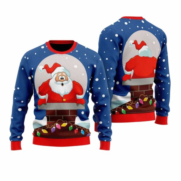 Playful Santa Ugly Christmas Sweater 1 1