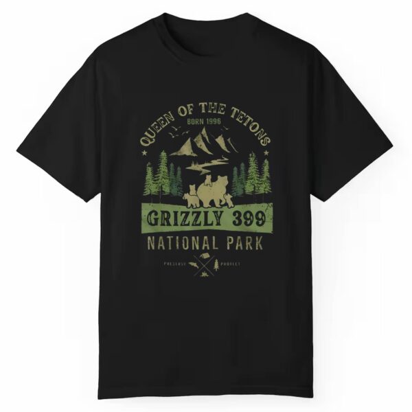 Queen Of The Tetons Grizzly 399 National Park 1996 2024 Shirt 1 1