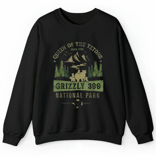 Queen Of The Tetons Grizzly 399 National Park 1996 2024 Shirt 2 4