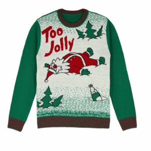 Santa Claus Too Jolly Ugly Christmas Sweater 4 6