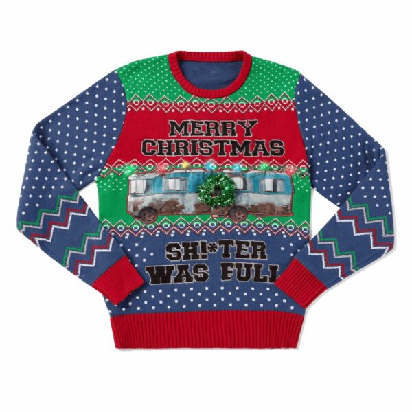 Shitter Was Full Ugly Christmas Sweater 4 7