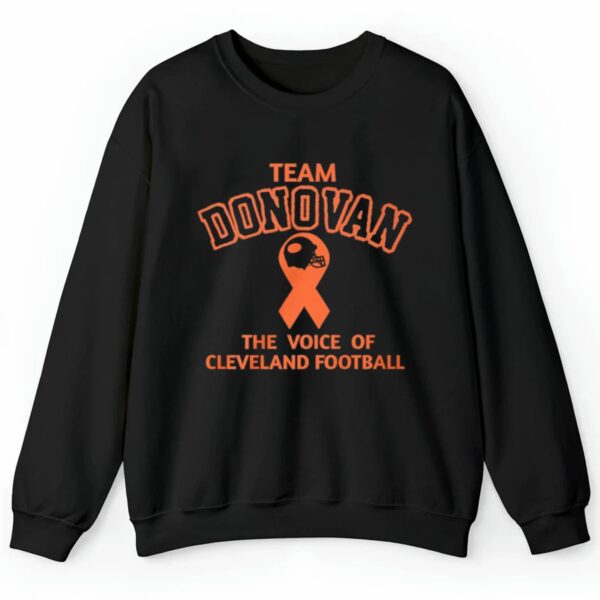 Team Donovan The Voice Of Cleveland Football Shirt 2 4