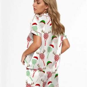 Tennis Racket Christmas Pajama Set 1