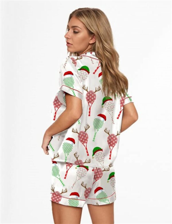 Tennis Racket Christmas Pajama Set 1