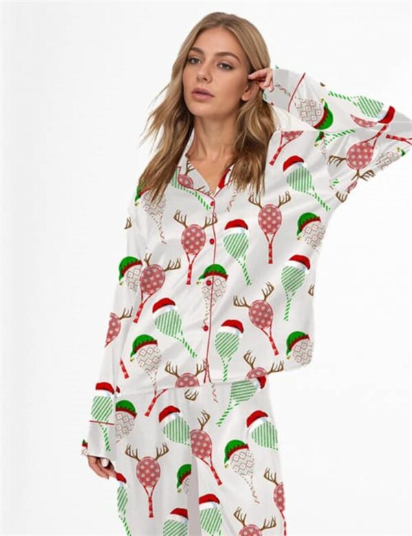 Tennis Racket Christmas Pajama Set 2