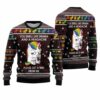 Unicorn Funny Ugly Christmas Sweater 1 1