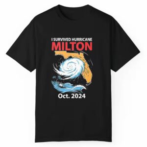 United State I Survived Hurricane Milton Oct 2024 Graphic Shirt 1 1