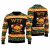 Wine Turkey Family Happy Thanksgiving Ugly Sweater 4 7