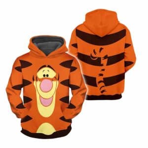 Winnie The Pooh Tigger Halloween Costume Hoodie 1 1