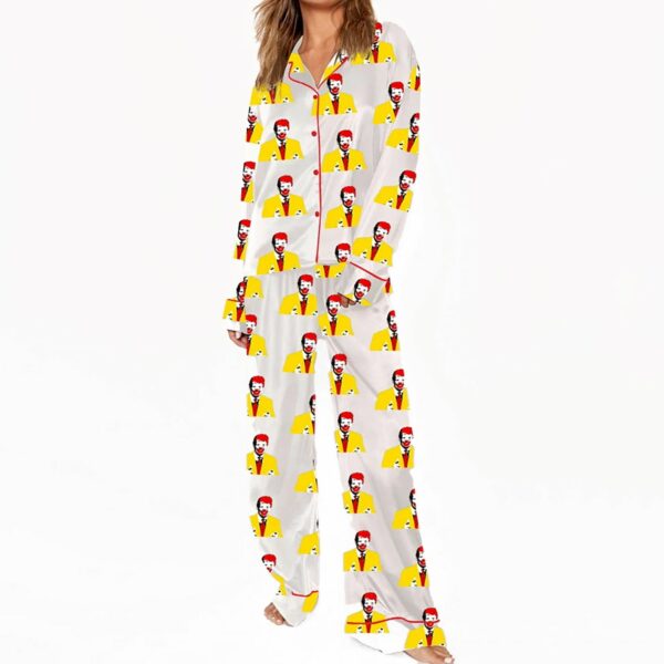 Women's MAGAdonald's McDonald Donald Trump Pajama Set 1