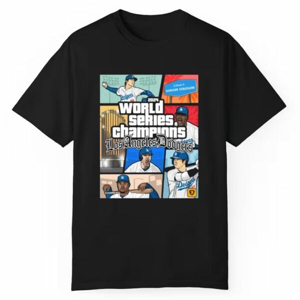 World Series Champions LA Dodgers Comic 2024 Shirt 1 1